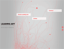 Tablet Screenshot of leading-art.com